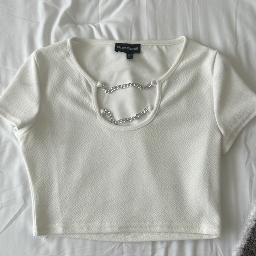Pretty Little Think White Crop Top